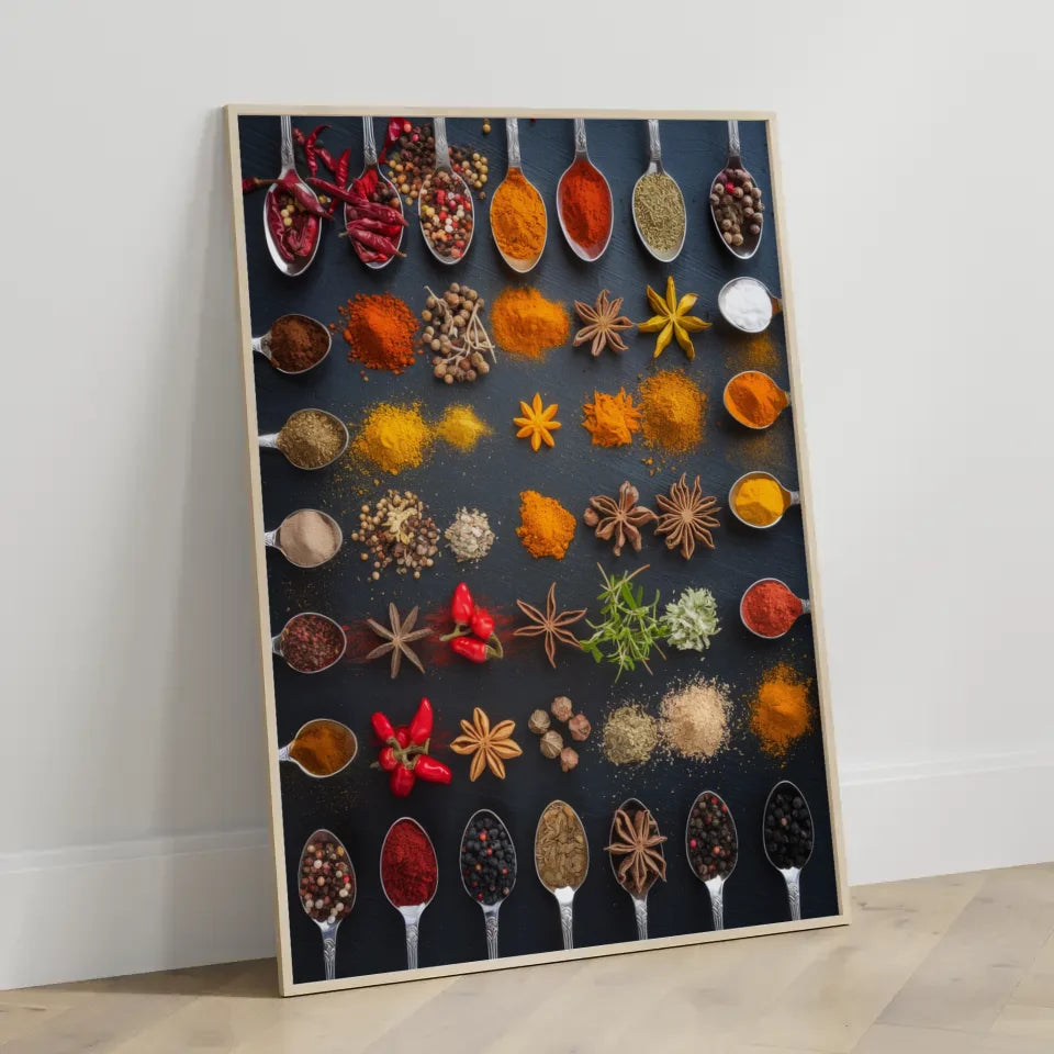 Kräuter und Gewürze Poster für die perfekte Küchendekoration 3