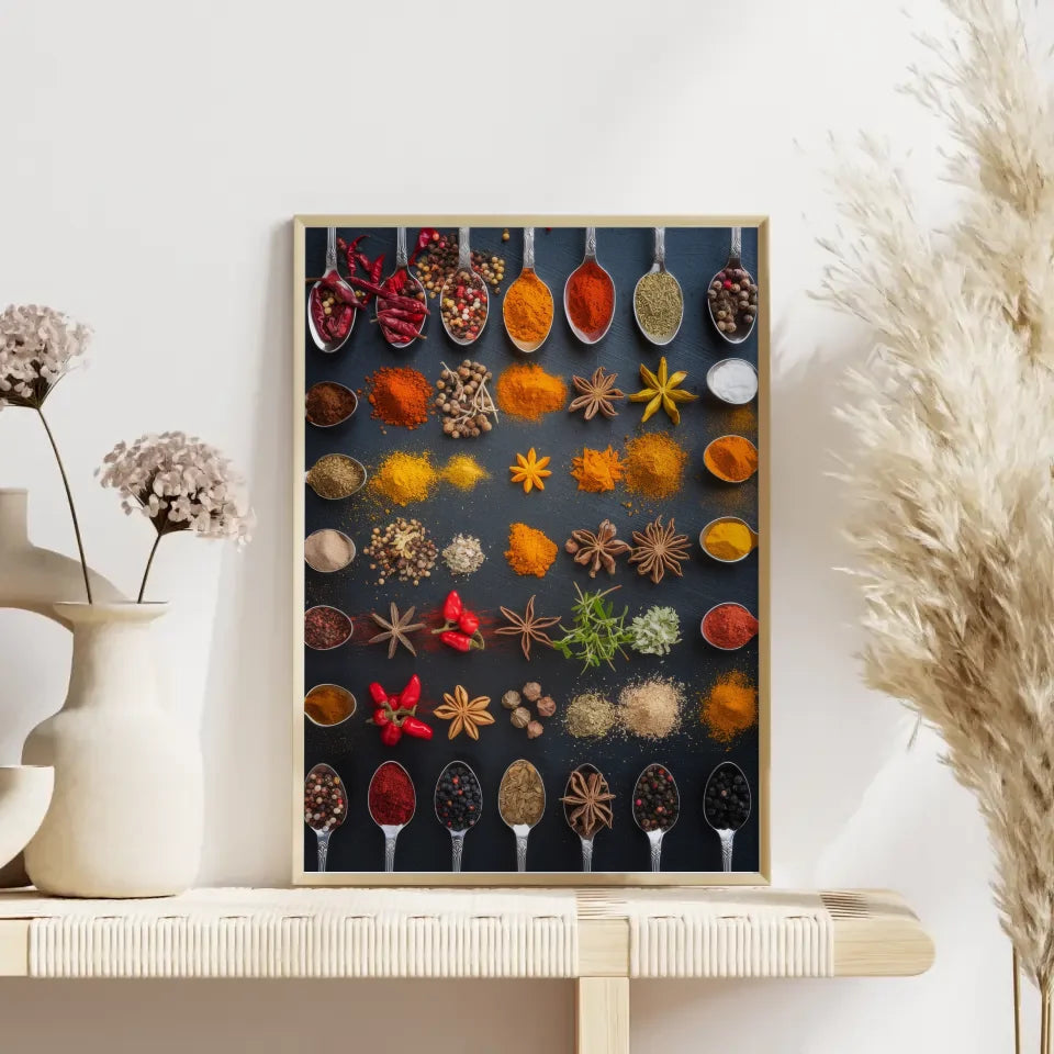 Kräuter und Gewürze Poster für die perfekte Küchendekoration 4