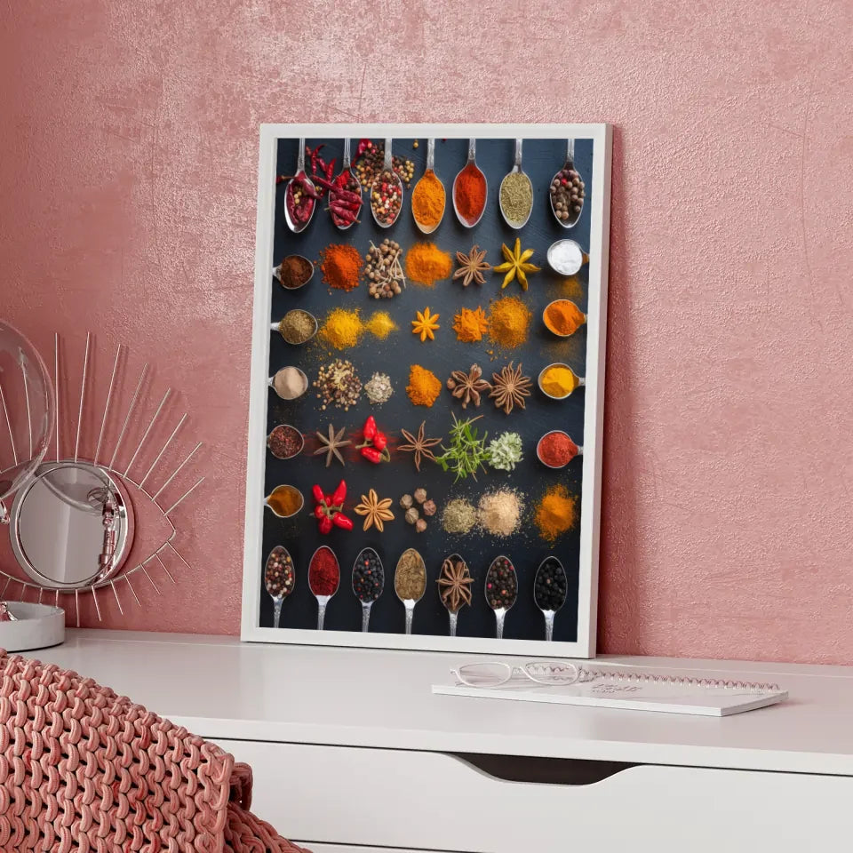 Kräuter und Gewürze Poster für die perfekte Küchendekoration 5