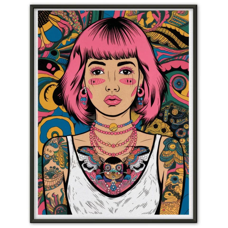 Poster Harajuku Fashion Kunst Pop-Art Stil 1