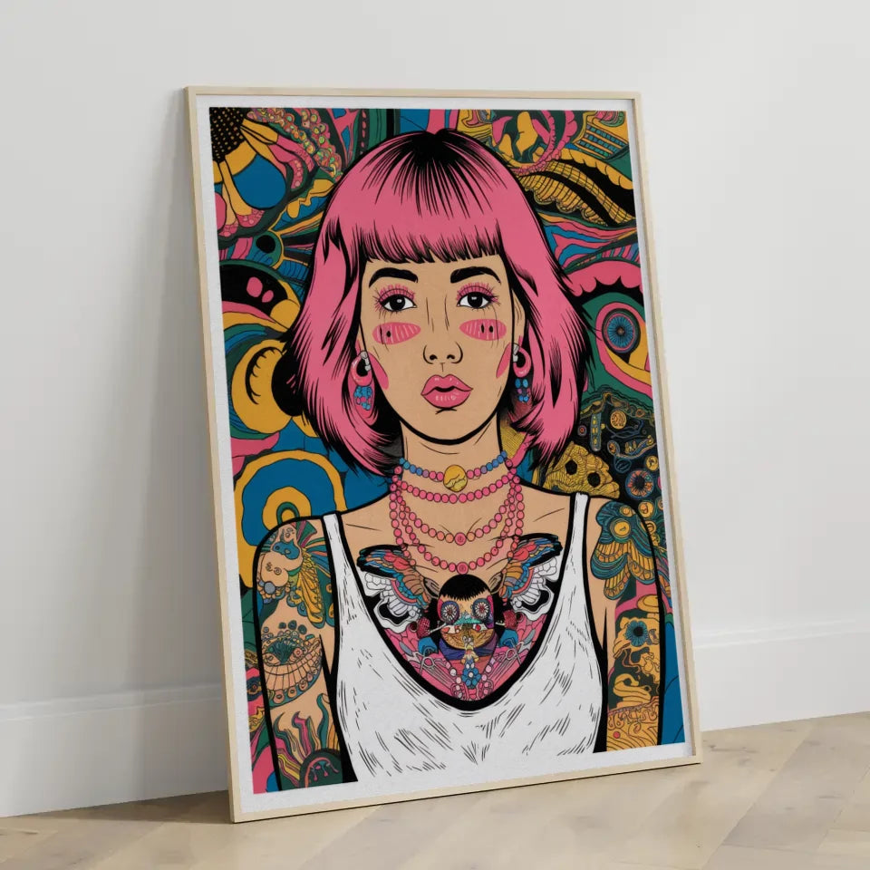 Poster Harajuku Fashion Kunst Pop-Art Stil 3