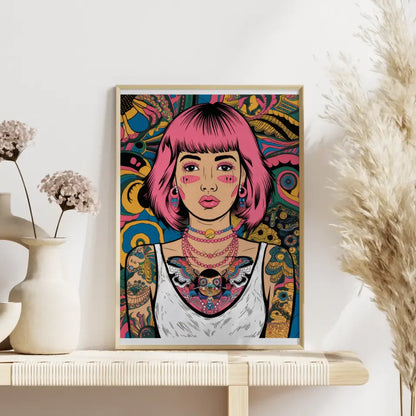Poster Harajuku Fashion Kunst Pop-Art Stil 4