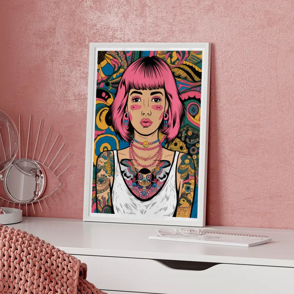 Poster Harajuku Fashion Kunst Pop-Art Stil 5
