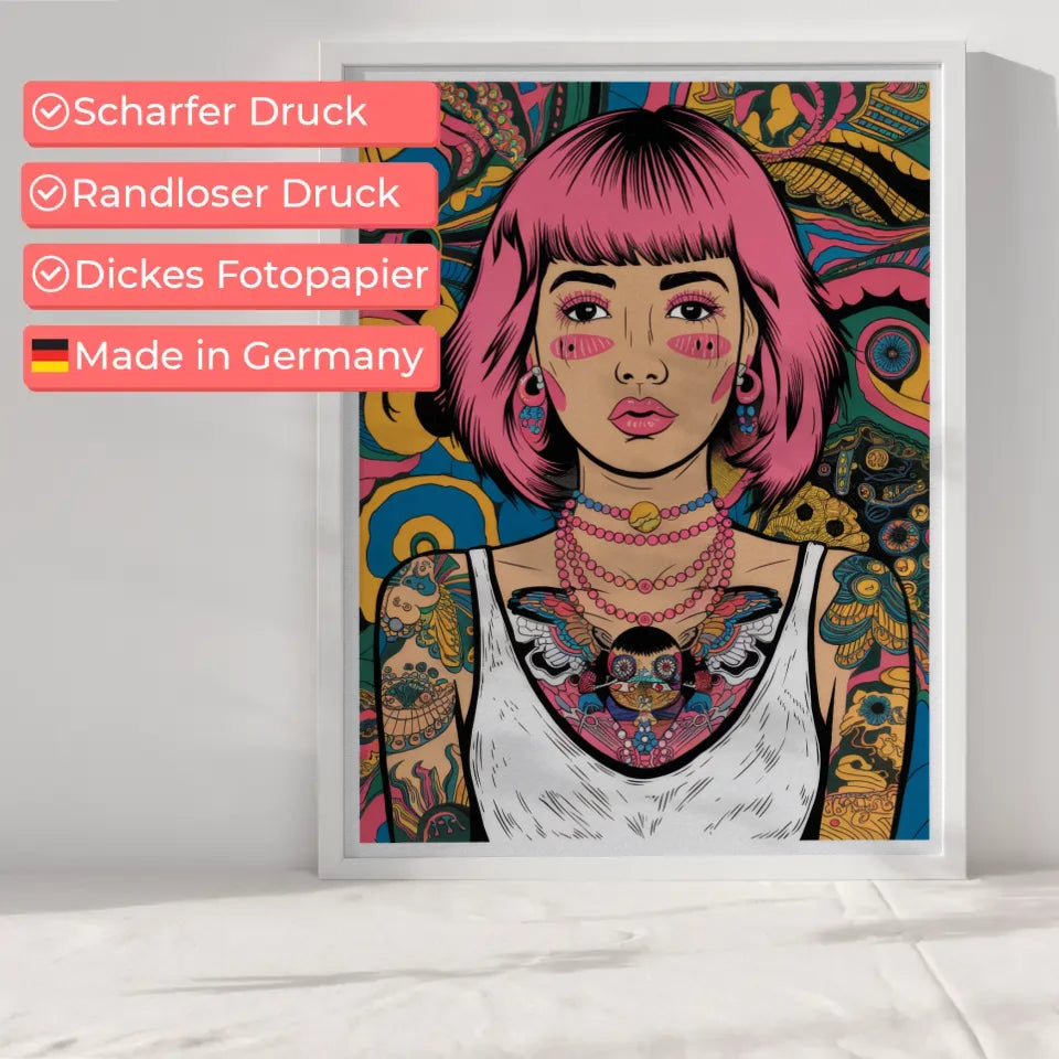 Poster Harajuku Fashion Kunst Pop-Art Stil 6