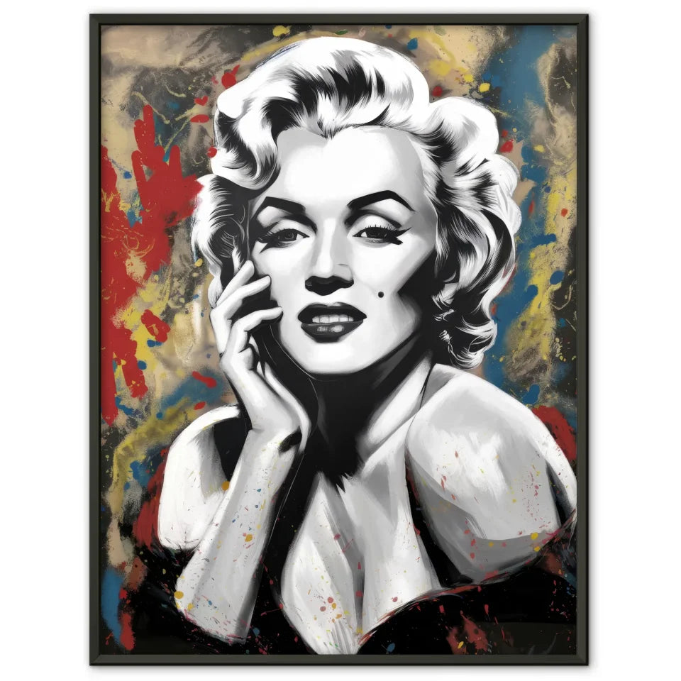 Kunst Poster mit Frau im modernen Stil 1