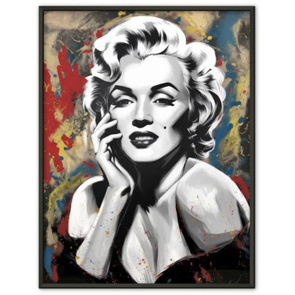 Kunst Poster mit Frau im modernen Stil 1