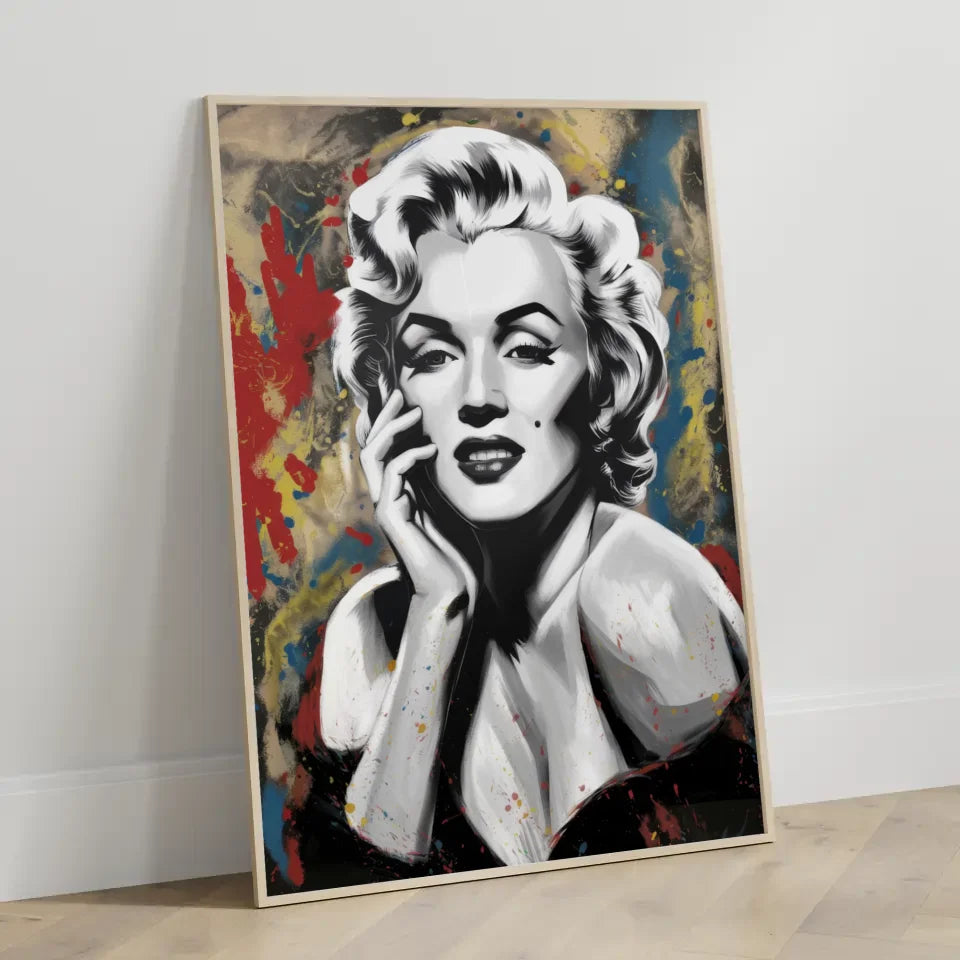 Kunst Poster mit Frau im modernen Stil 3