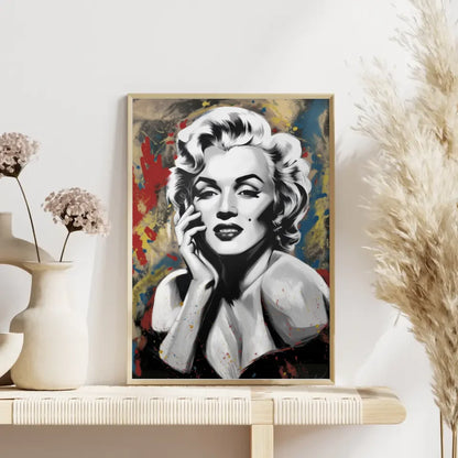 Kunst Poster mit Frau im modernen Stil 4