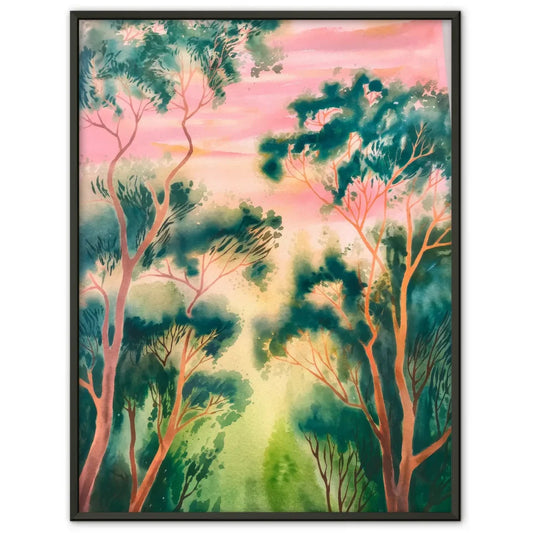 Eukalyptus Poster Aquarellkunst für Ruhe und Entspannung 1