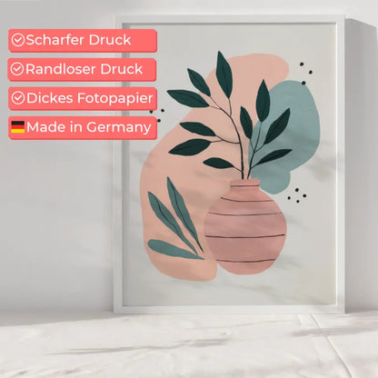 Minimalistisches Poster mit Pflanzenmotiven 51x71 cm 6