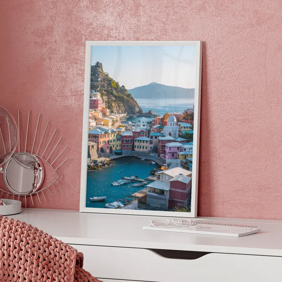 Farbenfrohe Küstenstadt Poster für Ihre Wanddekoration 5