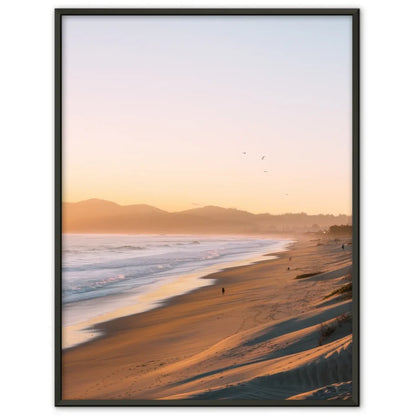 Poster von San Francisco am Ocean Beach Sonnenuntergang