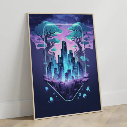 Neonstadt Poster mit surrealen Elementen 3