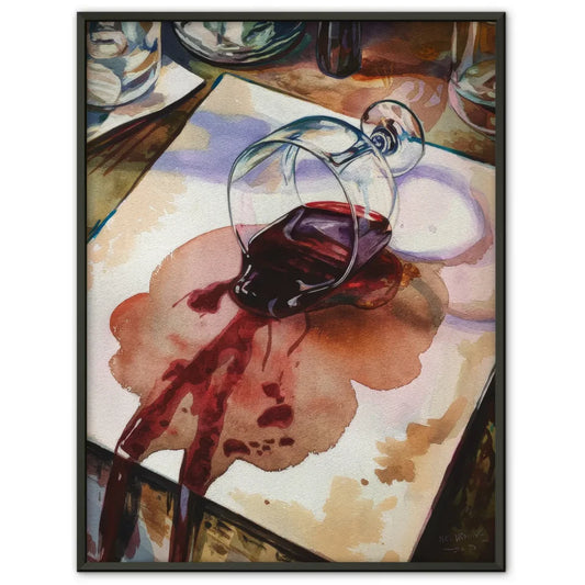 Atemberaubendes Poster mit Frauenporträt in kräftigen Farben 1