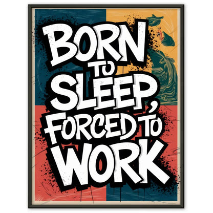 Kraftvolles Poster mit urbaner Typografie 1