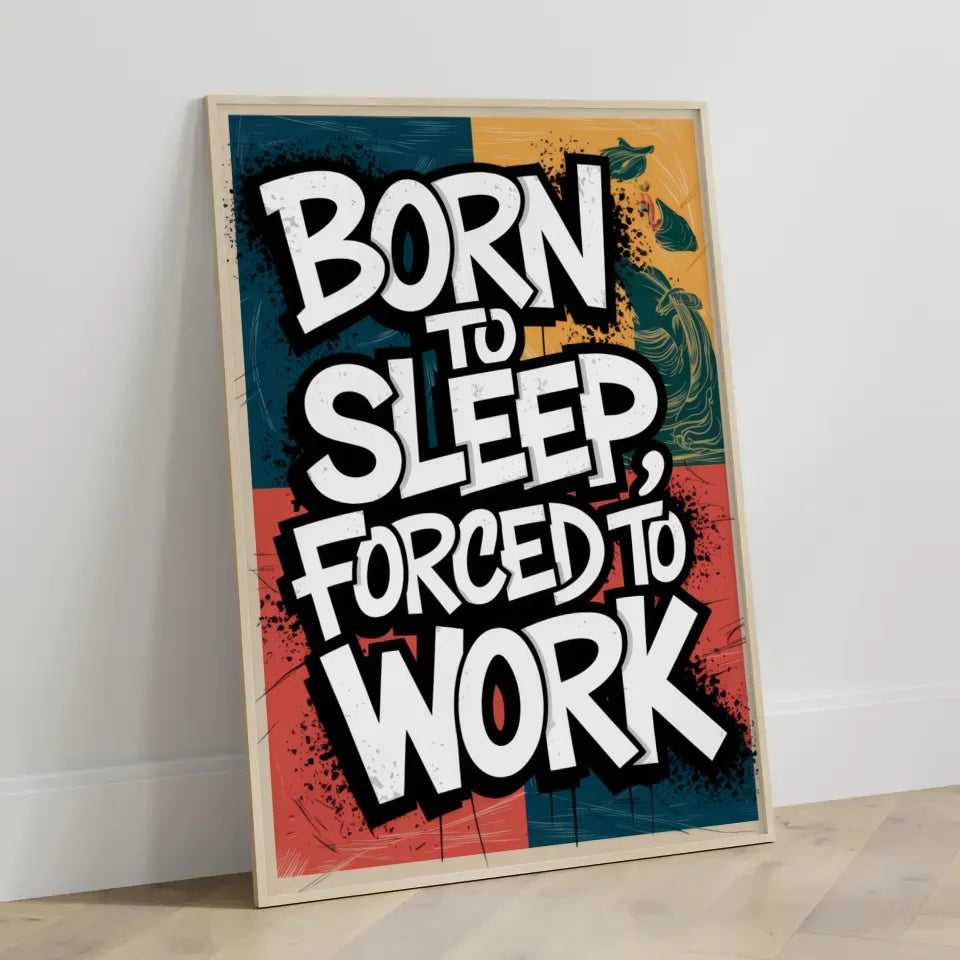 Kraftvolles Poster mit urbaner Typografie 3