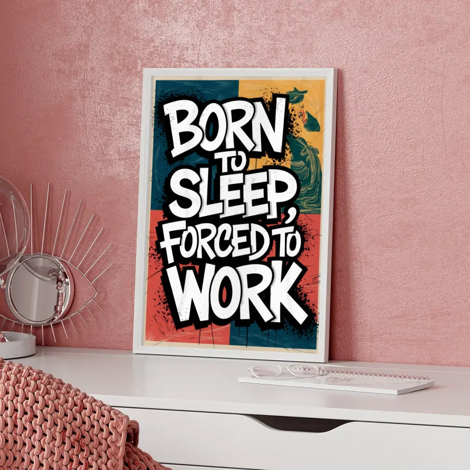 Kraftvolles Poster mit urbaner Typografie 5