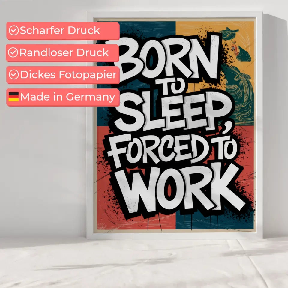 Kraftvolles Poster mit urbaner Typografie 6