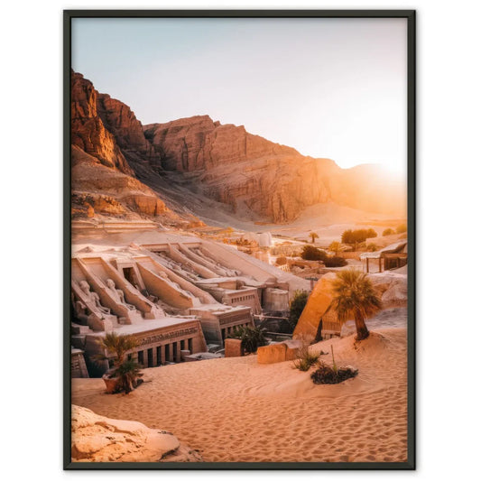 Poster Tal der Könige Ägypten Panorama Bild Goldene Stunde 1