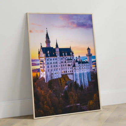 Schloss Neuschwanstein Poster atemberaubendes Panorama Bild 3