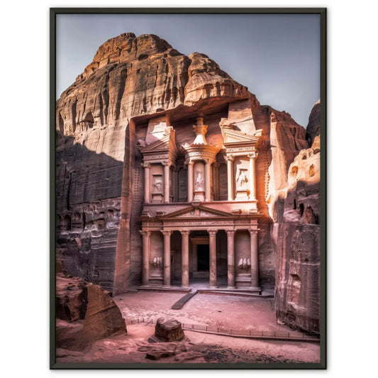 Poster von Petra in Jordanien zur Golden Hour kaufen 1