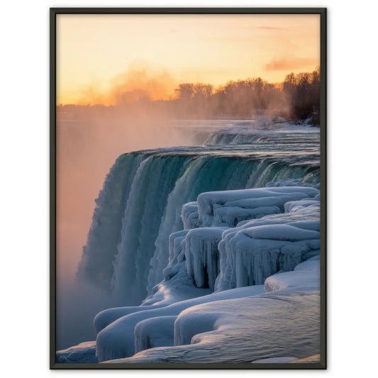 Poster Niagarafälle Kanada zu Golden Hour eindrucksvoll 1