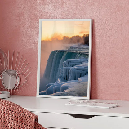 Poster Niagarafälle Kanada zu Golden Hour eindrucksvoll 5