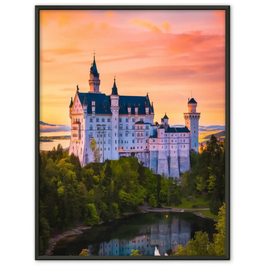 Schloss Neuschwanstein Poster atemberaubendes Panorama 1