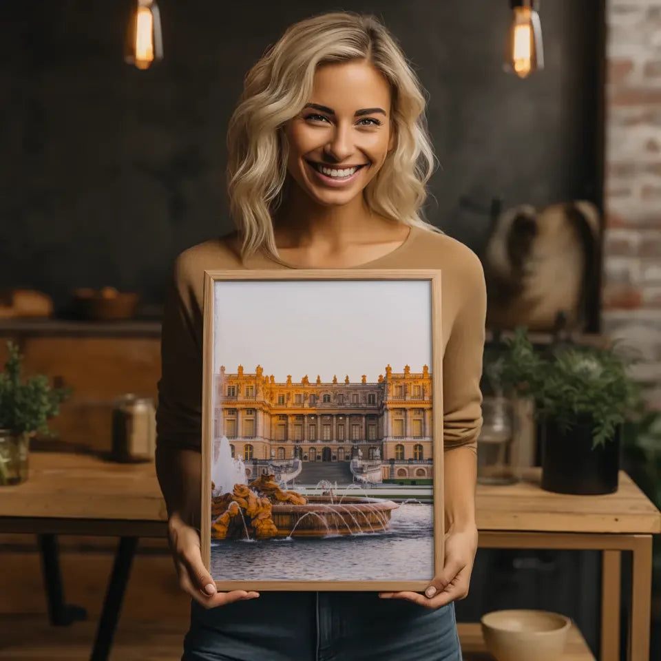 Poster Schloss Versailles atemberaubendes Panorama Bild 2