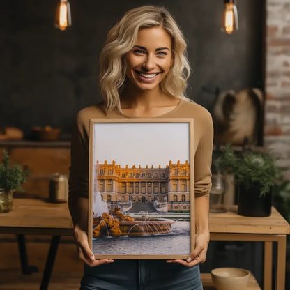 Poster Schloss Versailles atemberaubendes Panorama Bild 2