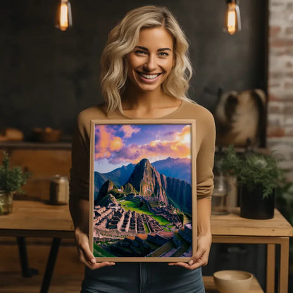 Poster Machu Picchu Peru Panorama Bild 2