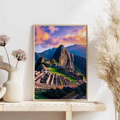 Poster Machu Picchu Peru Panorama Bild 4