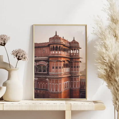 Poster Amber Fort Jaipur Indien zur Golden Hour erleben 4