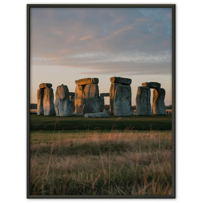 Poster Stonehenge beeindruckendes Panorama Bild zur Golden Hour 1