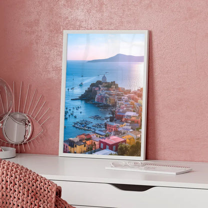 Port De Procida Poster mit bunten Gebäuden am Meer 5