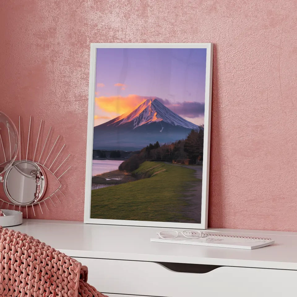 Poster mit skandinavischer Boho Tonvase minimalistisch 5