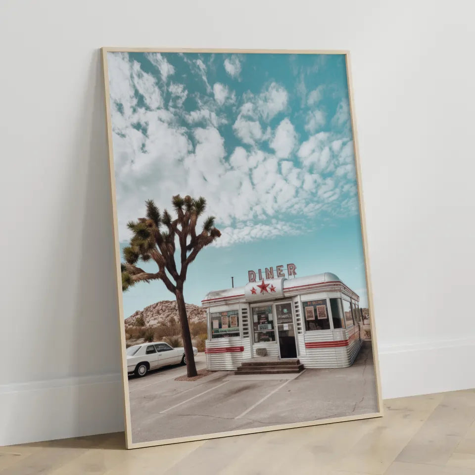 Vintage Restaurant Poster mit Retro-Feeling 3