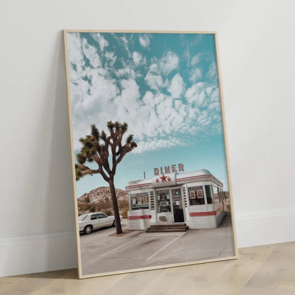 Vintage Restaurant Poster mit Retro-Feeling 3