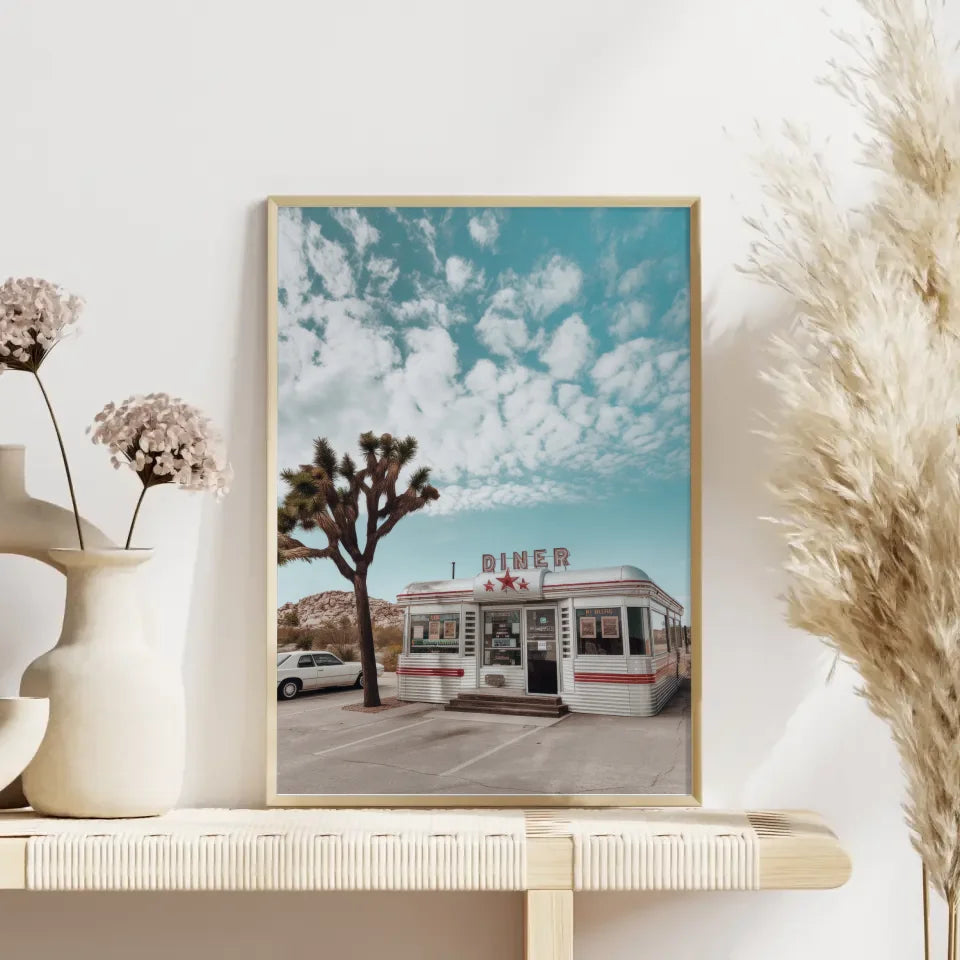 Vintage Restaurant Poster mit Retro-Feeling 4