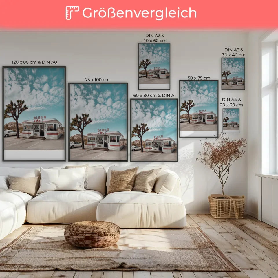 Vintage Restaurant Poster mit Retro-Feeling 7