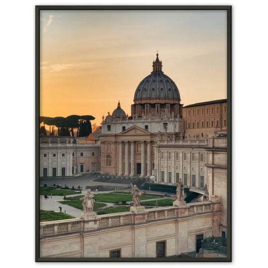 Poster Vatikanisches Museum bei Goldener Stunde entdecken 1