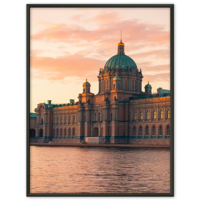 Eremitage Poster in einzigartiger goldener Stunde Russland 1