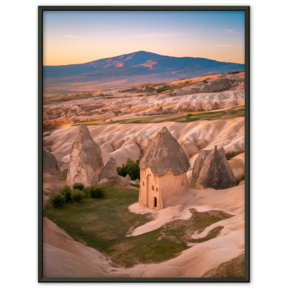 Poster Kappadokien Panorama Bild zur Goldenen Stunde 1