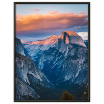 Poster Yosemite Nationalpark Panorama Bild zur Golden Hour 1