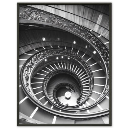 Elegante Wendeltreppe Poster mit kunstvollen Geländern gestalten 1