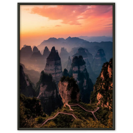 Minimalistisches Poster skandinavische Boho-Vase aus Ton 1