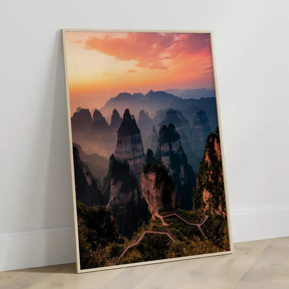 Minimalistisches Poster skandinavische Boho-Vase aus Ton 3