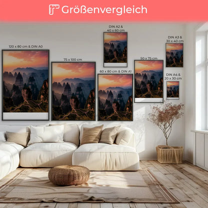 Minimalistisches Poster skandinavische Boho-Vase aus Ton 7
