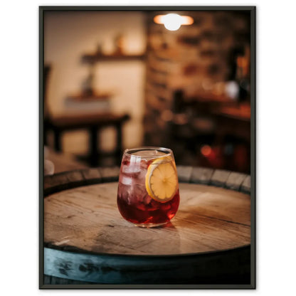 Ruhige Strandszene Poster bei Sonnenuntergang 1