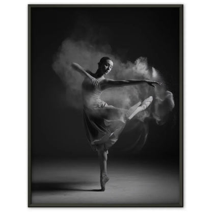 Elegante Tänzerin Poster mit dramatischem Hintergrund 1